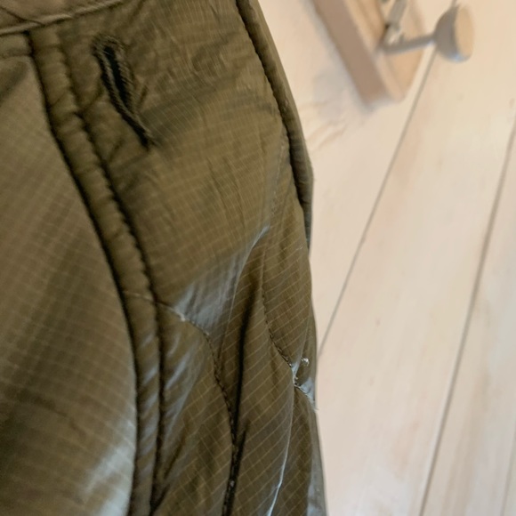 TNA quilted army green coat M - Picture 4 of 5